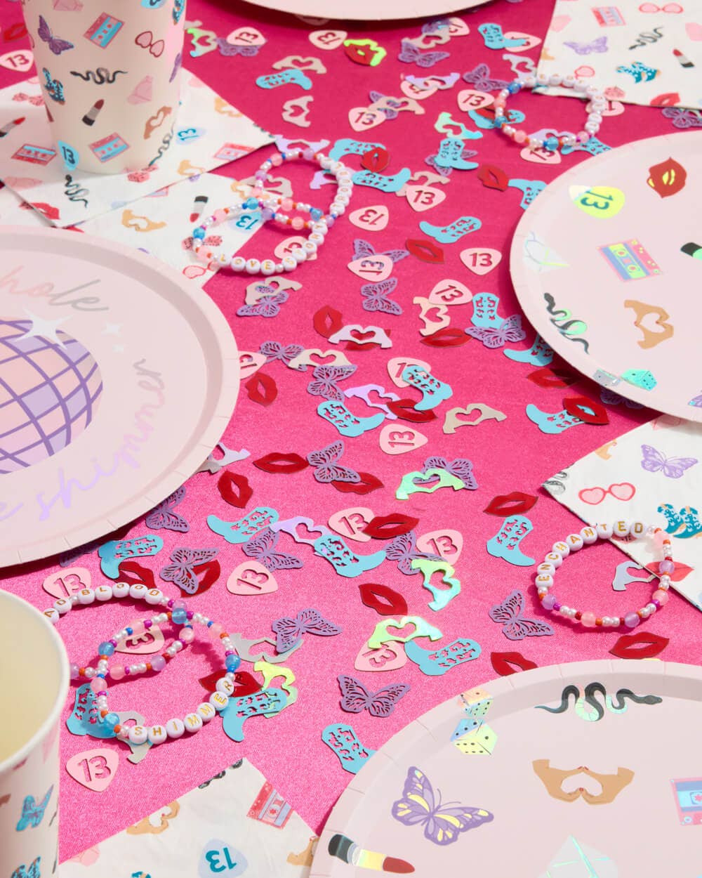 200-piece sparkle confetti set for Swiftie celebrations