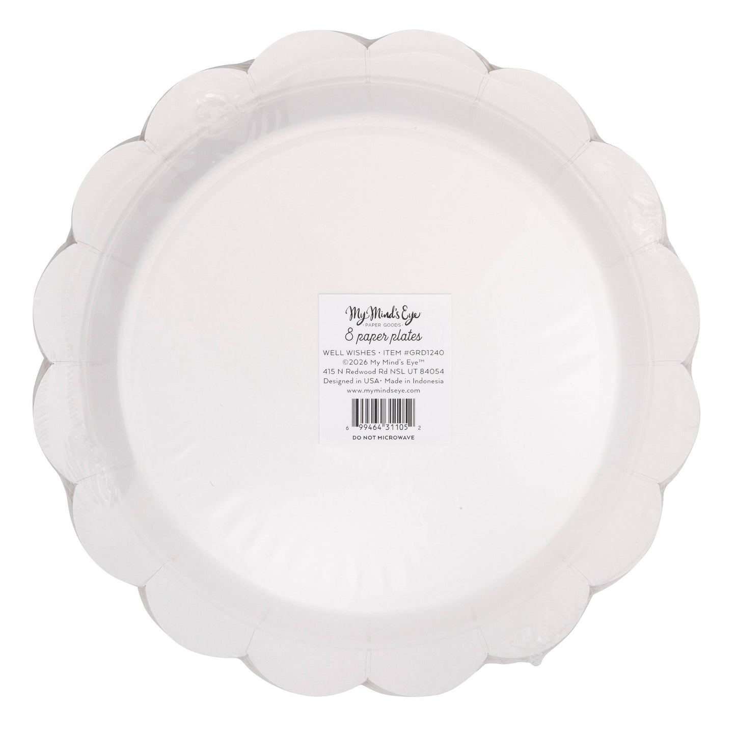 “Caps Off!” 🎓 Graduate Well Wishes Dinner Plates by My Mind’s Eye