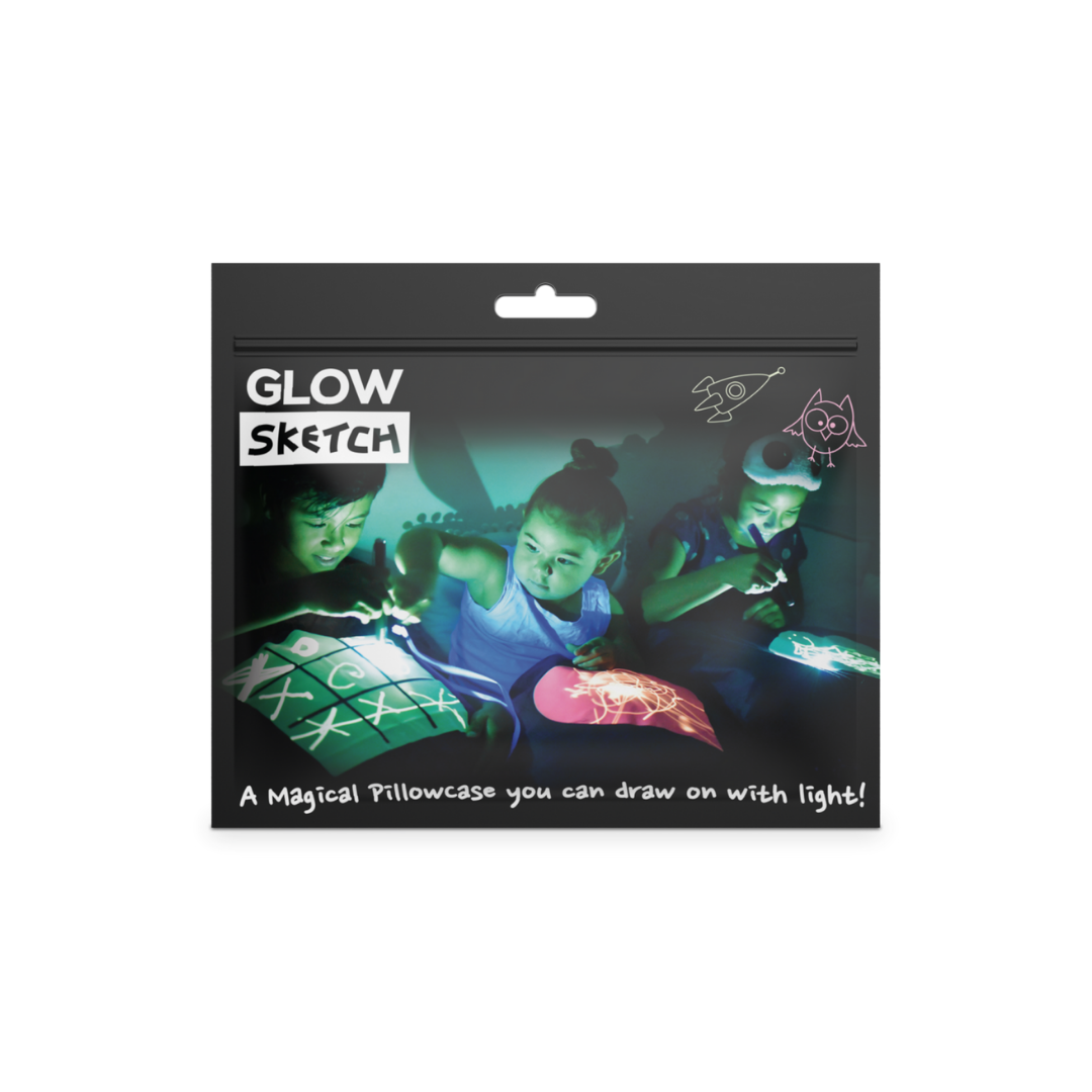 Machine washable glow pillowcase made in the UK