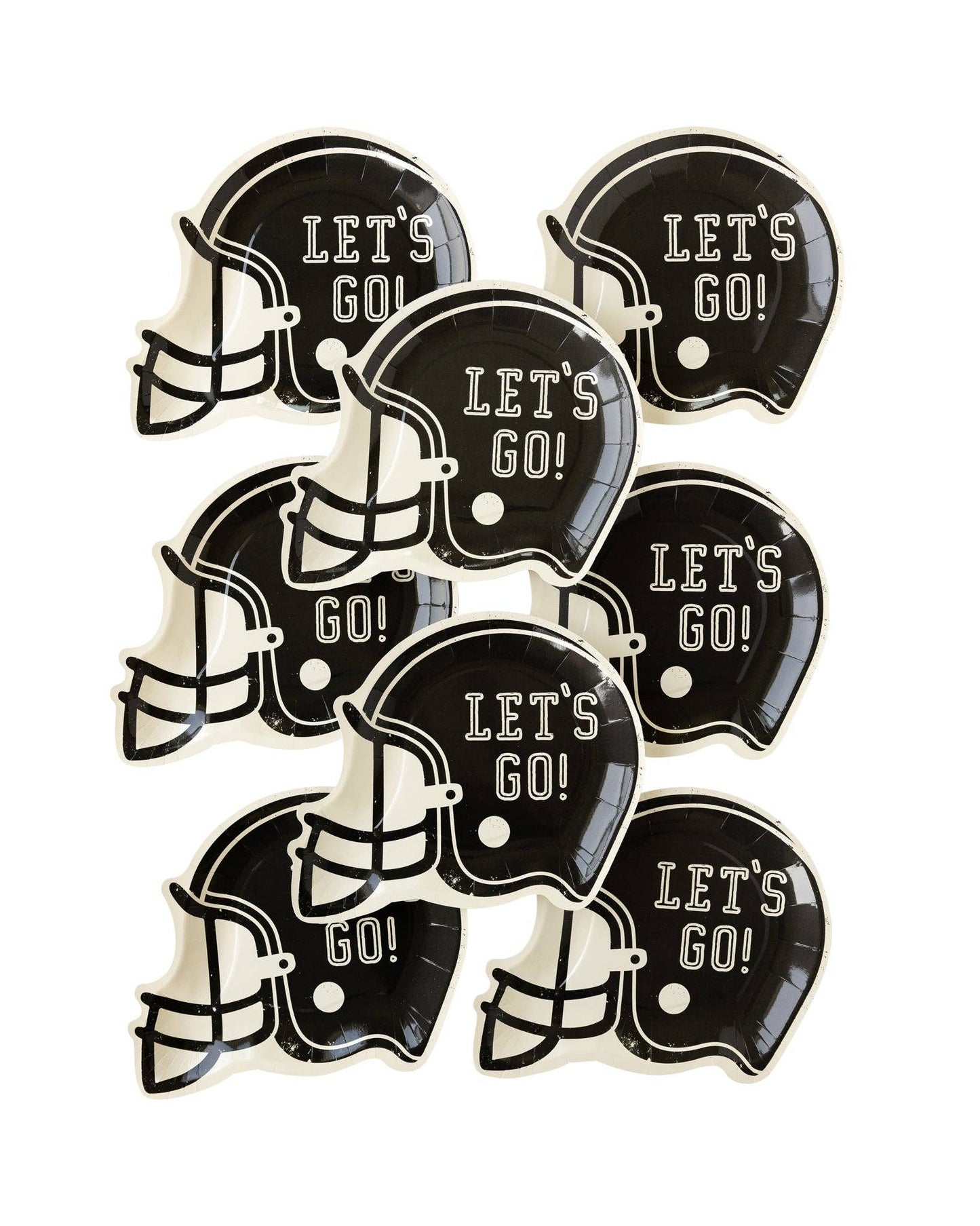 “Let’s Go” 🏈 Football Helmet Plates