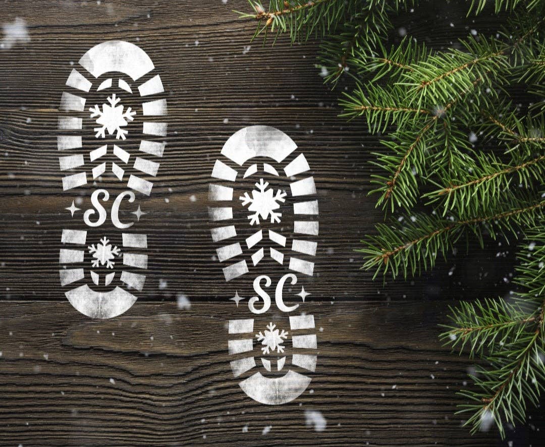 Set of 2 Christmas cards with intricate snowflake designs, made from high-quality cardstock. Featuring shimmering snowflakes and a blank interior for personal messages. Perfect for sending festive greetings to family, friends, and colleagues this holiday season.