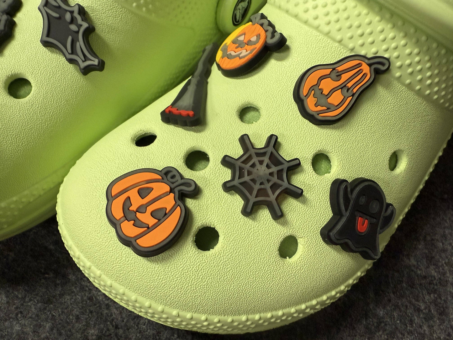 Durable non-toxic croc charms for parties
