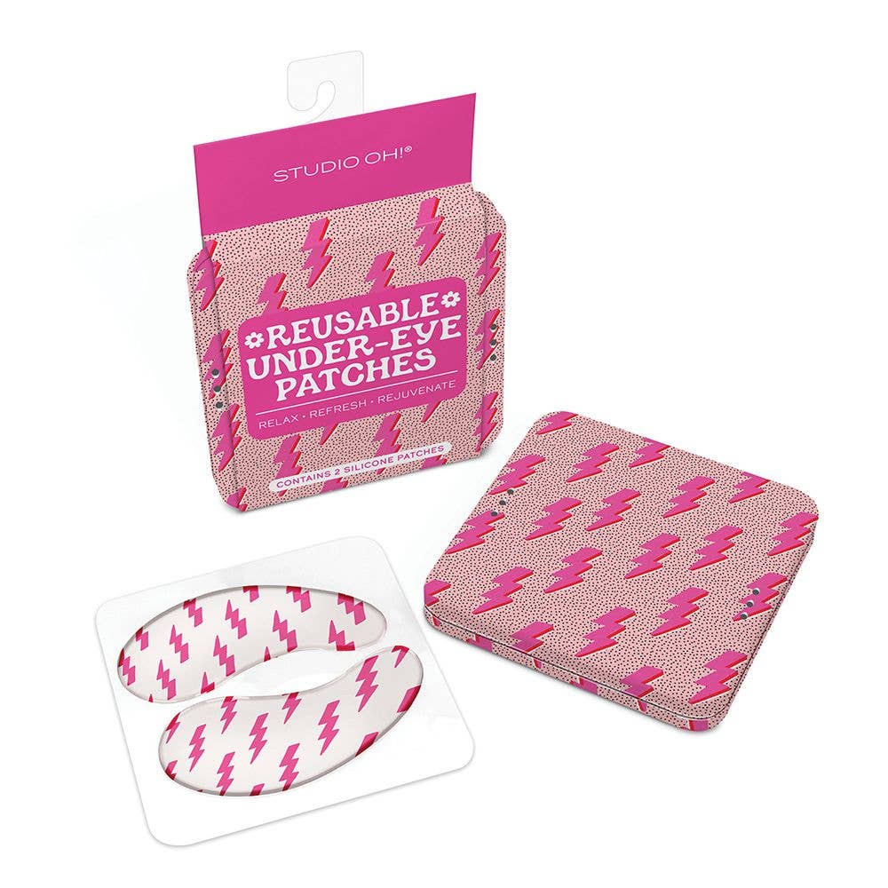 Reusable under-eye patches for cooling, hydrating, and de-puffing tired eyes