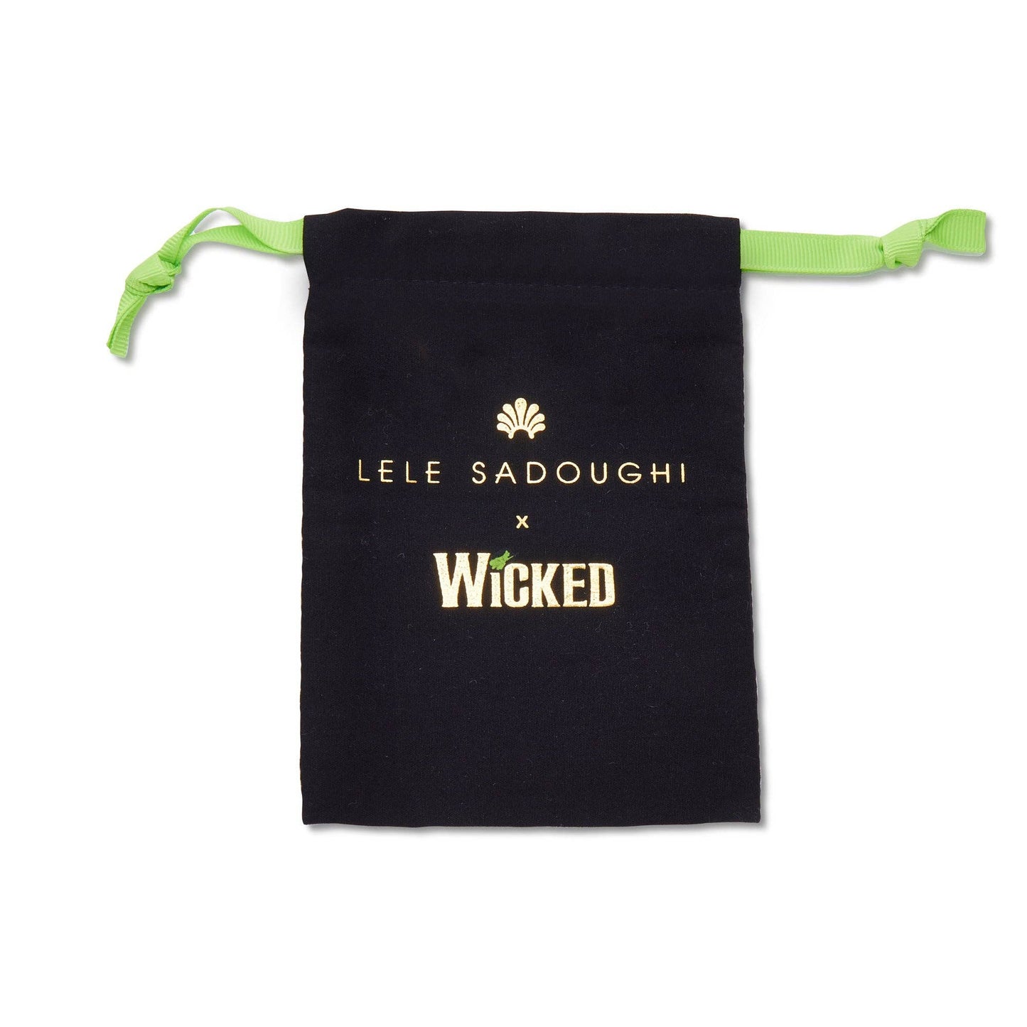 Lele Sadoughi x Wicked pink velvet barrette, pink sequins, 14k gold logo, 20th anniversary gift.