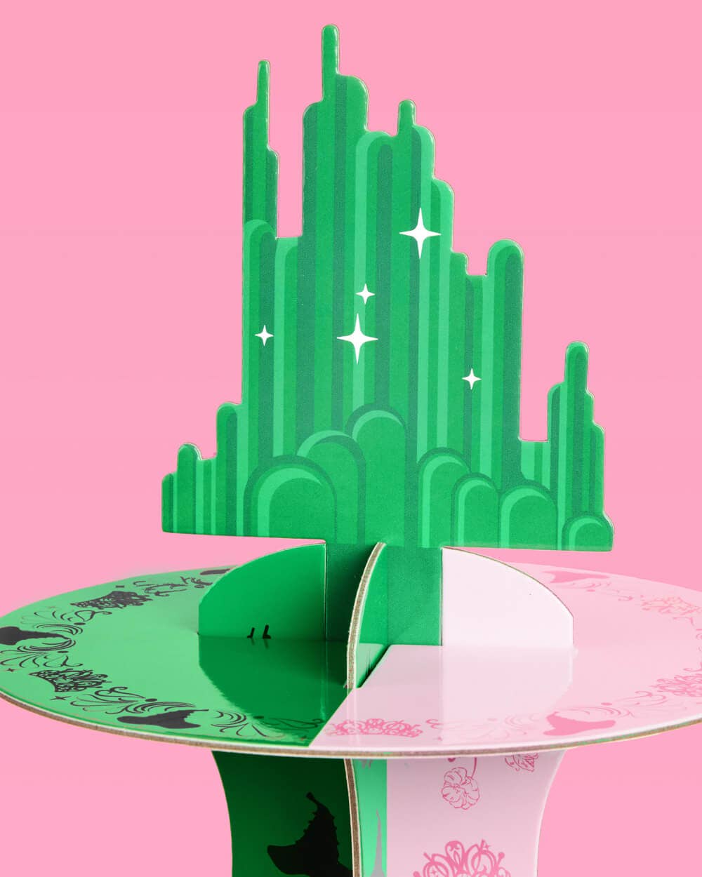 “Emerald City” 💚💕 Wicked Inspired Cupcake Tower - 3 tiered display, witch dessert stand by xo, fetti