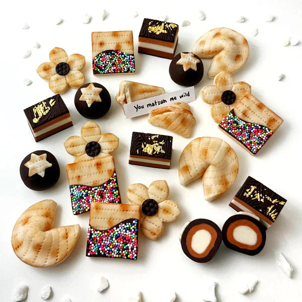 Marzipops Passover Perfection gift basket – 20 delicious vegan treats for a memorable Seder.