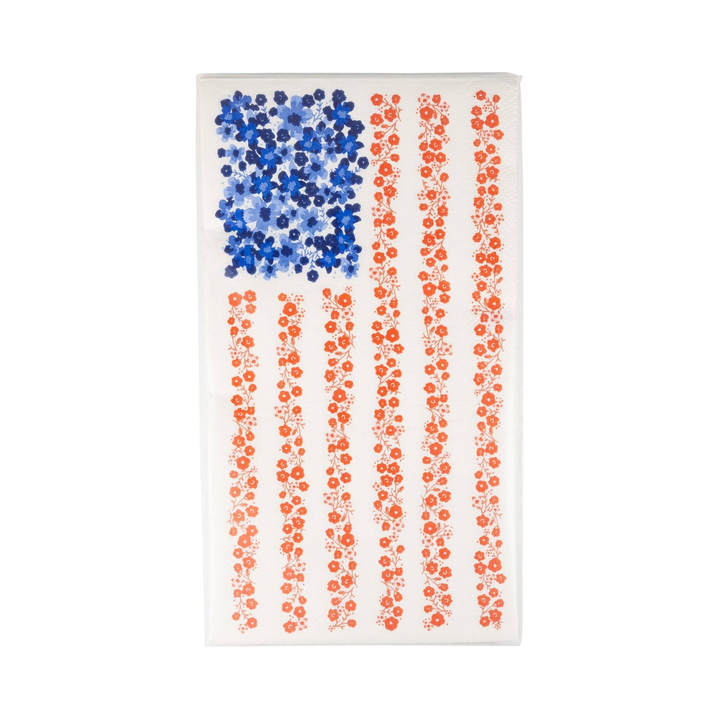 Patriotic floral napkins – ideal for cocktails, cake, and all your summer celebrations.