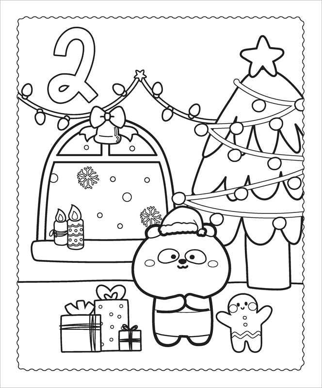 Markerific holiday coloring book by Lake Press