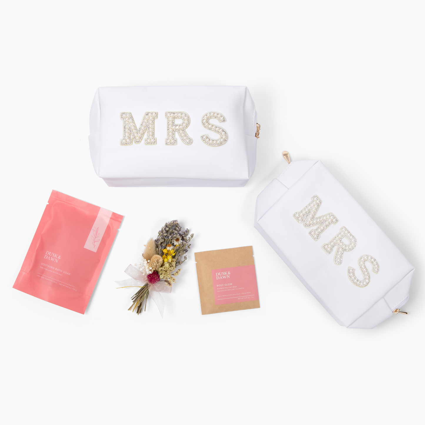 “Mrs. Bridal” 👰♀️ Beauty Cosmetics Pouch - Makeup Bag for Brides