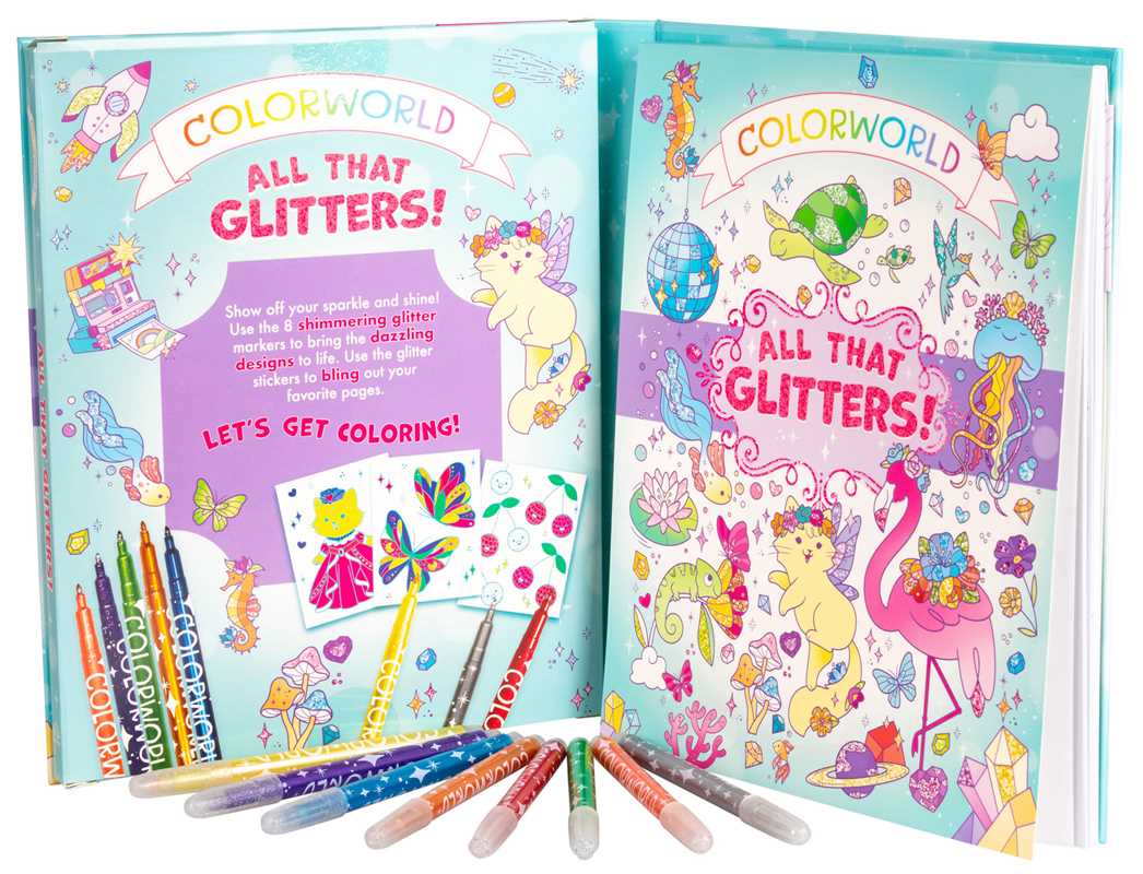 ColorWorld: All That Glitters! by Editors of Silver Dolphin Books: Kit - Paperback; 64 pages / English
