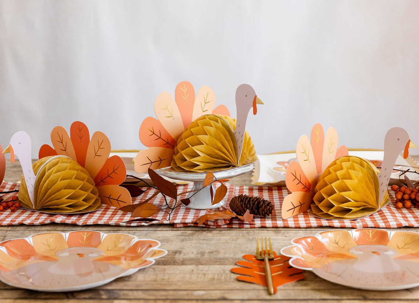 “Talkin Turkeys” 🦃 Honeycomb Turkeys by My Mind’s Eye