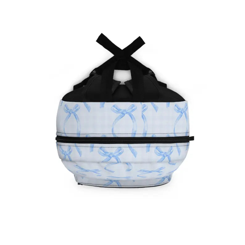 La Petit Bleu π Personalized Coquette Monogram Backpack