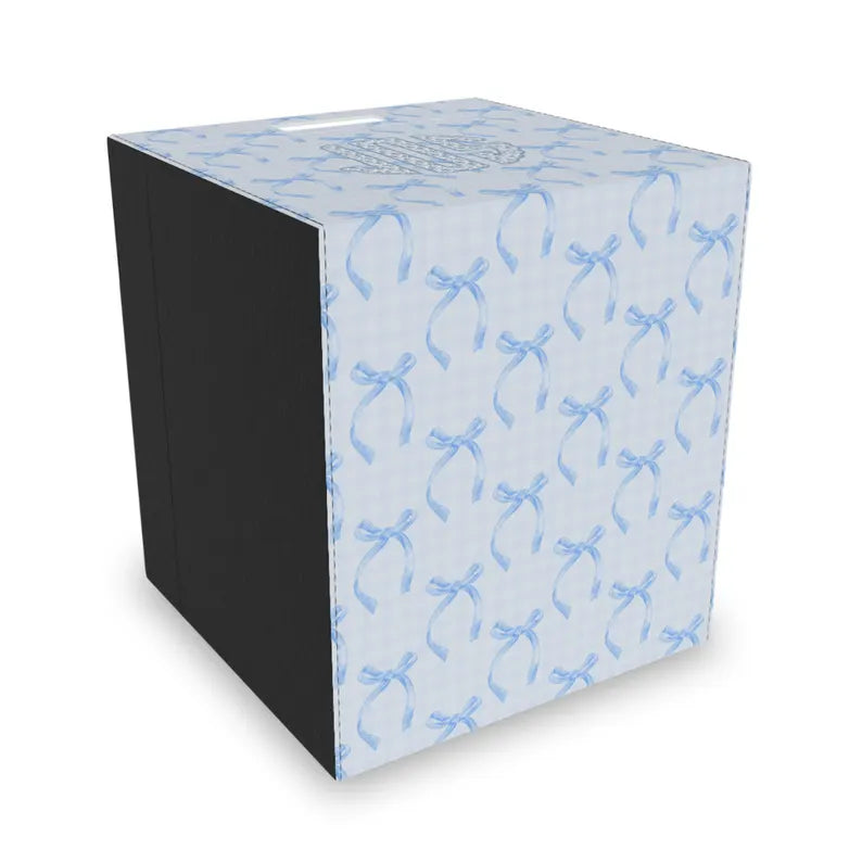 La Petit Bleu π Personalized Coquette Monogram Storage Box