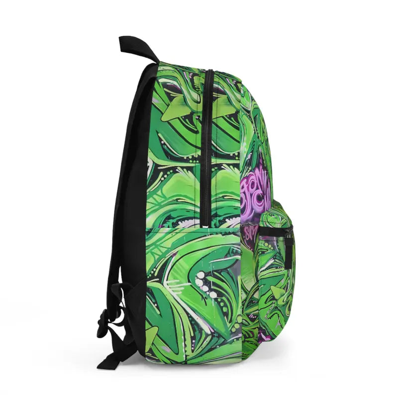 Off the Grid βοΈ Monogrammed Personalized Paisley Graffiti Backpack