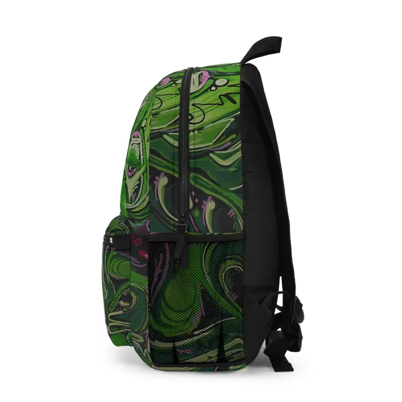Off the Grid βοΈ Monogrammed Personalized Paisley Graffiti Backpack