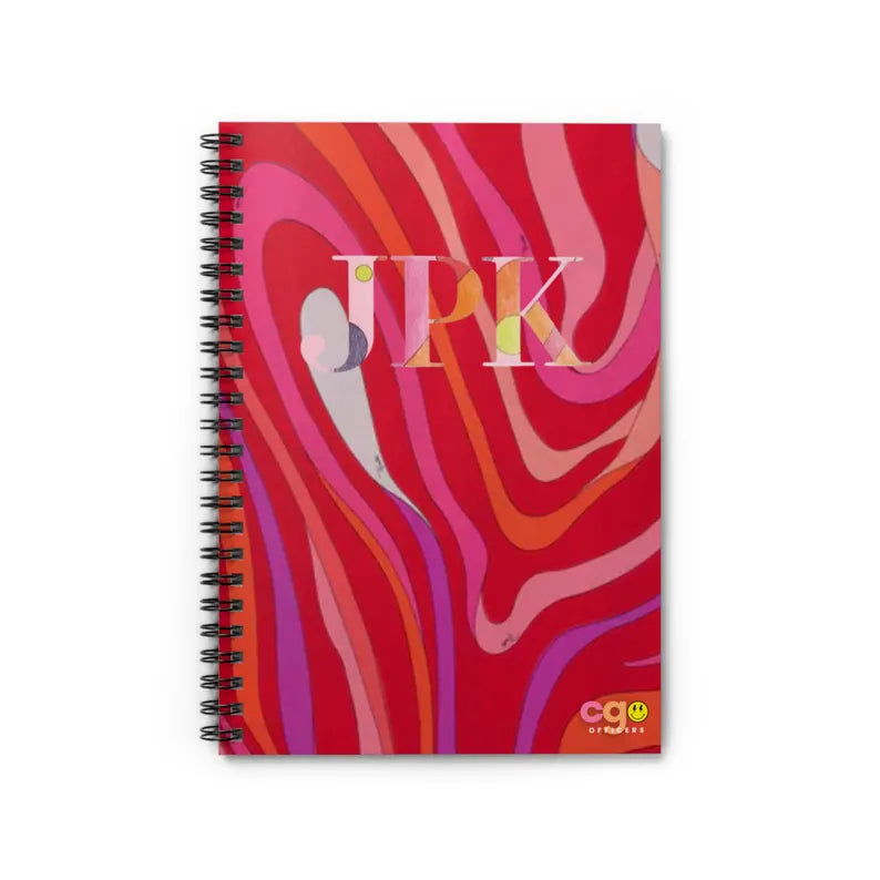 Maison Monogram πΈ Pink Custom Personalized Notebook