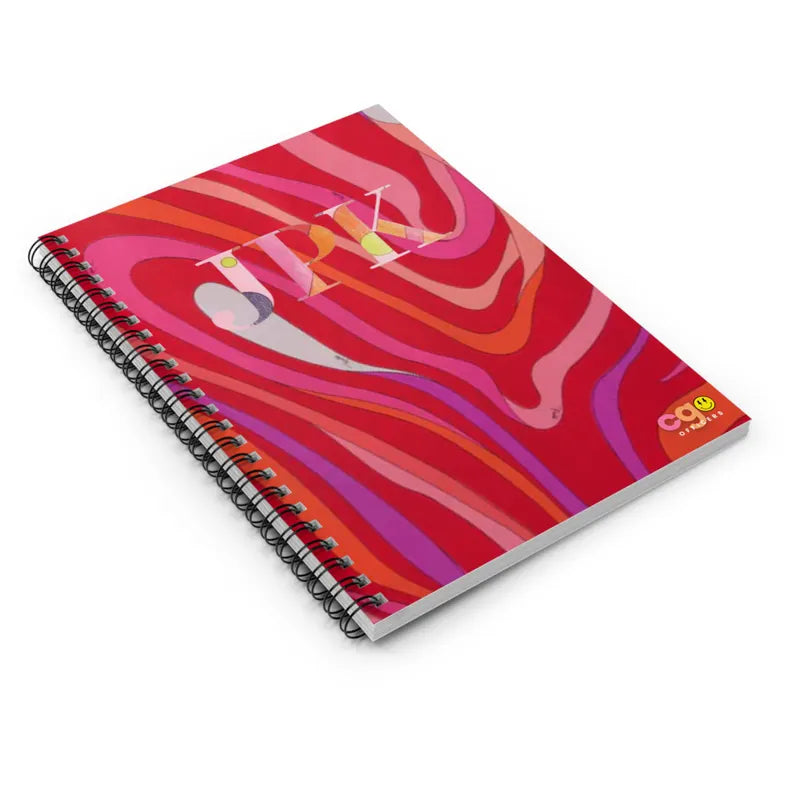 Maison Monogram πΈ Pink Custom Personalized Notebook