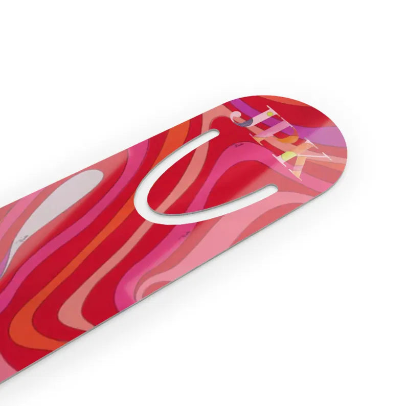 Maison Monogram πΈ Pink Custom Personalized Bookmark