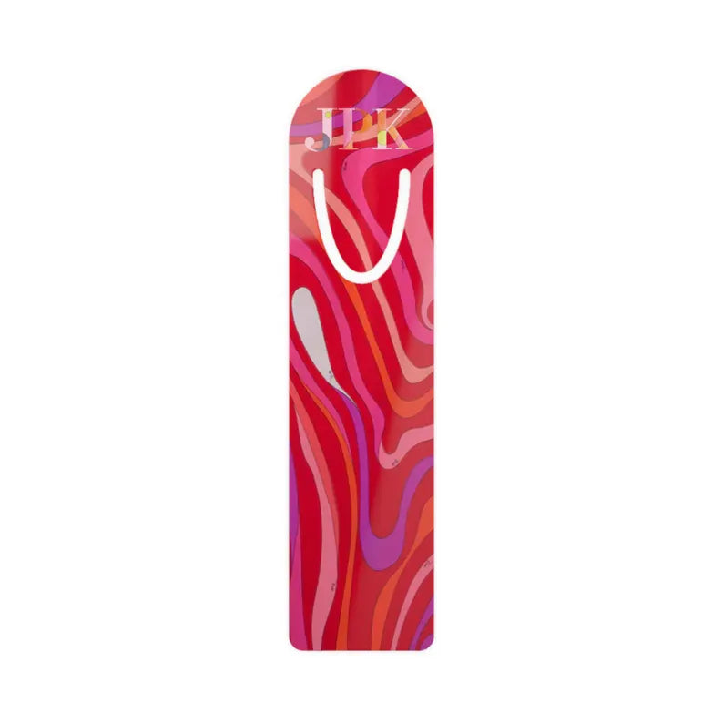 Maison Monogram πΈ Pink Custom Personalized Bookmark