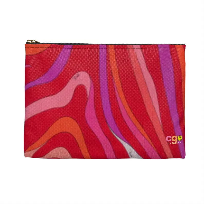 Maison Monogram πΈ Pink Custom Personalized Pencil and Makeup Case