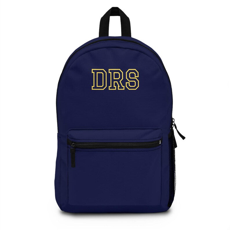 The Varsity Edit π Monogram Backpack