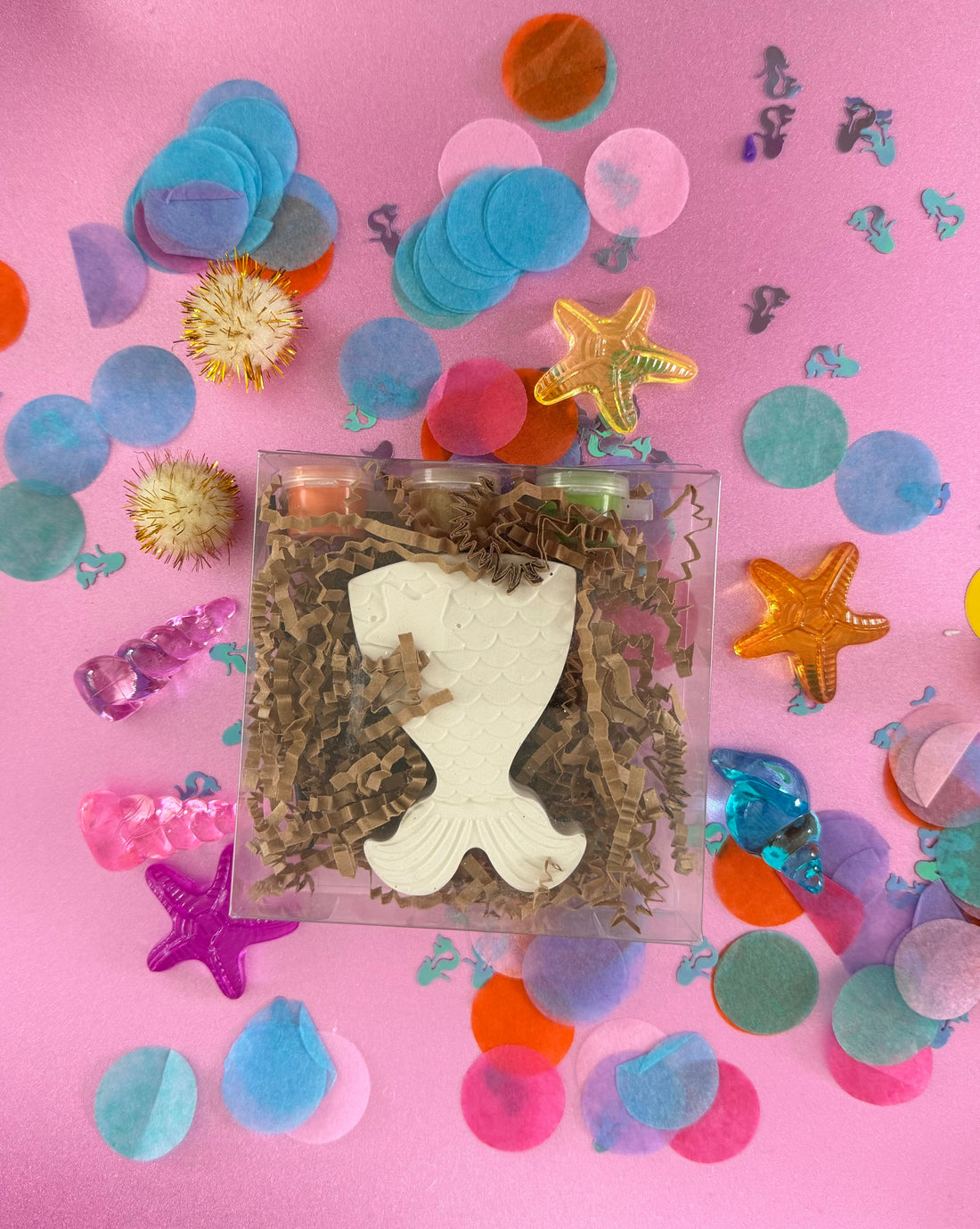 Mermaid party favors for an under-the-sea birthday
