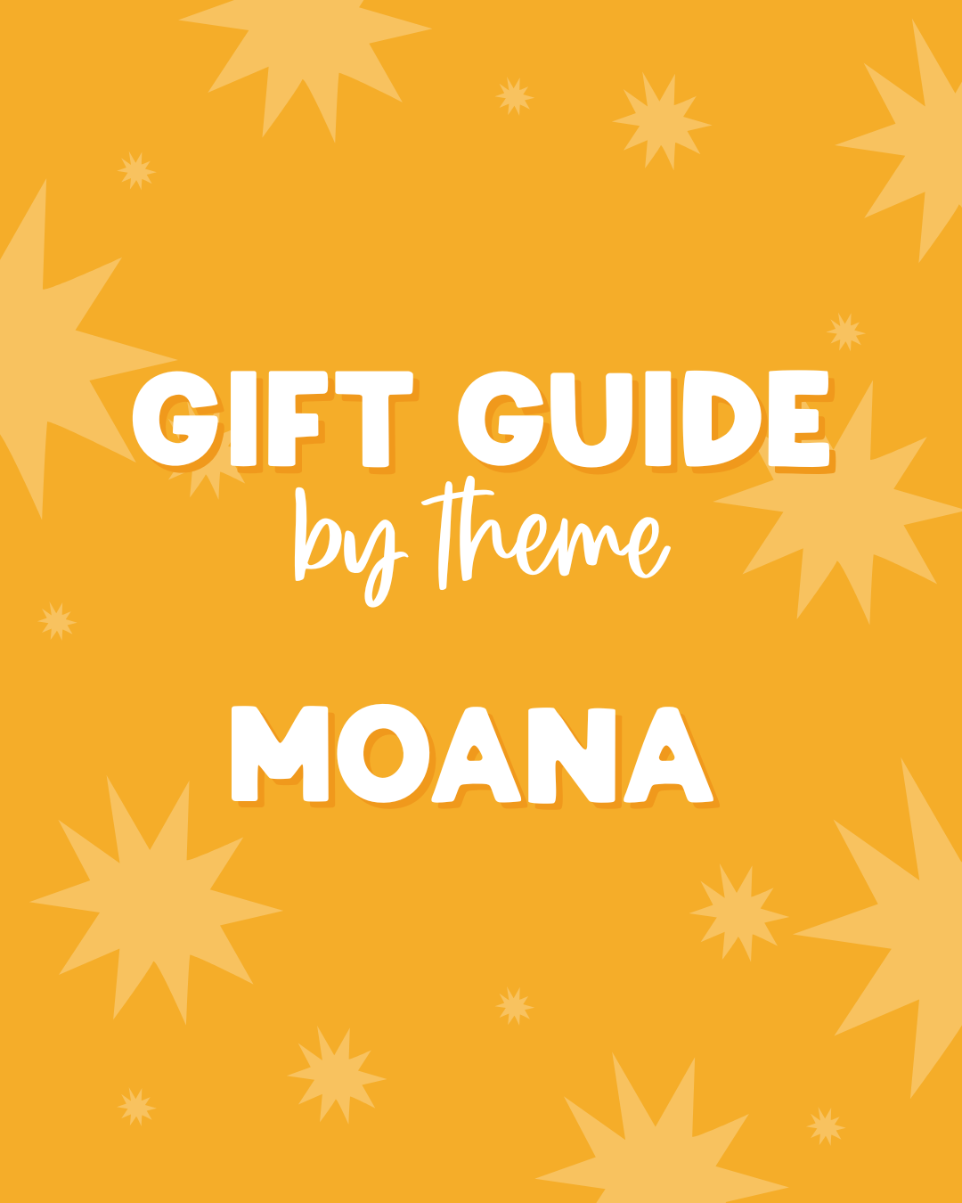 Gifts Theme: Moana
