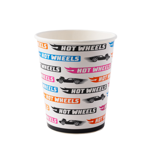 "Thirst Gear" 🏎️ Hot Wheels™ Race Car Party Cups (8 ct) by Bonjour Fête