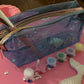 Eye-catching glitter pouch designed to add sparkle to your day, perfect for personal use or as a thoughtful gift. Available in assorted colors