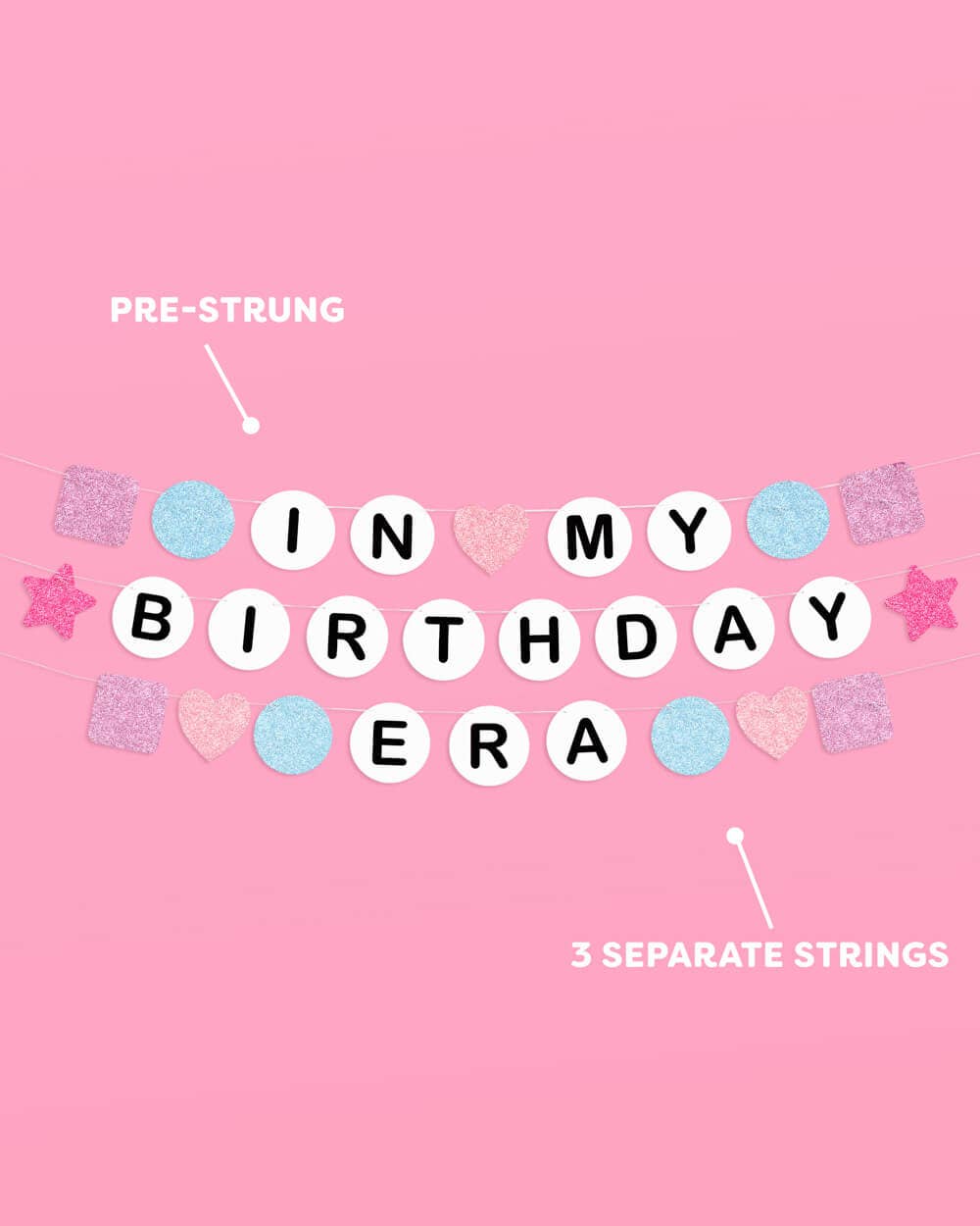 5 ft “In My Birthday Era” celebration banner