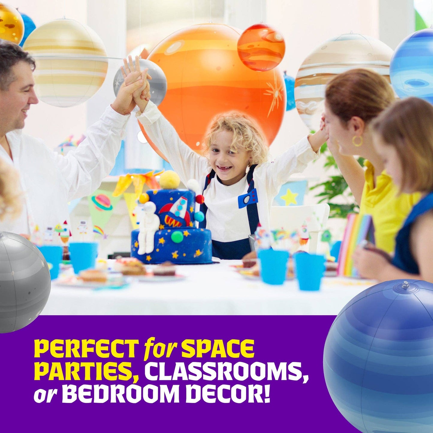 "Out of This World" 🪐 Inflatable Solar System Planet Set by Dan&Darci