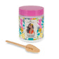 Hydrating hair mask cream – shea butter and coconut formula with paddle scoop