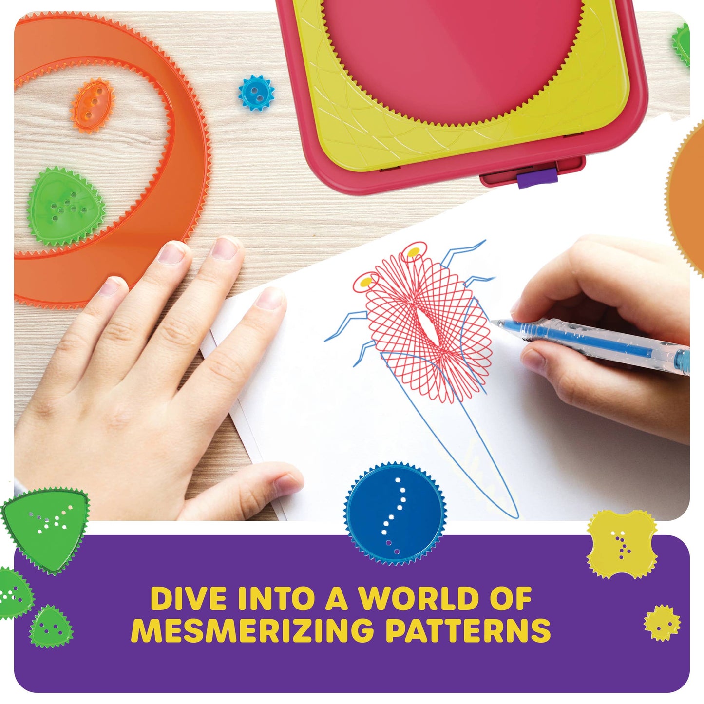 "Spinning Out" 🌀 Spiral Art Drawing Kit by Dan&Darci