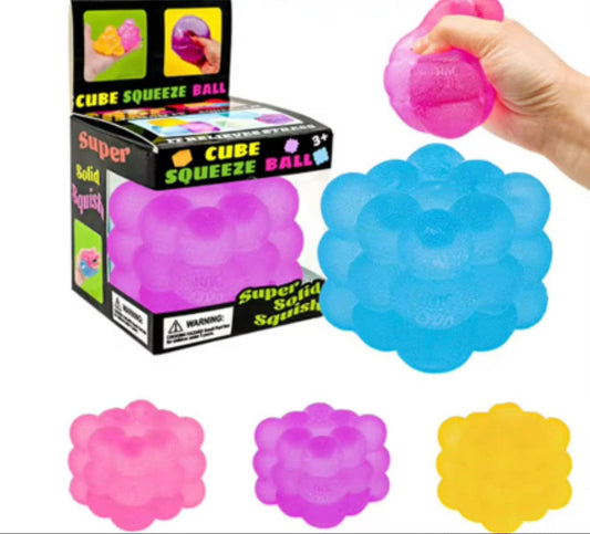 “Pop Quiz” 🫧 Bubble Cube Squishy Fidget Toy by Hart and Hollow