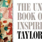 Cocktail with blackberries and a colorful patterned shirt, with text about an unofficial book of cocktails inspired by Taylor Swift.