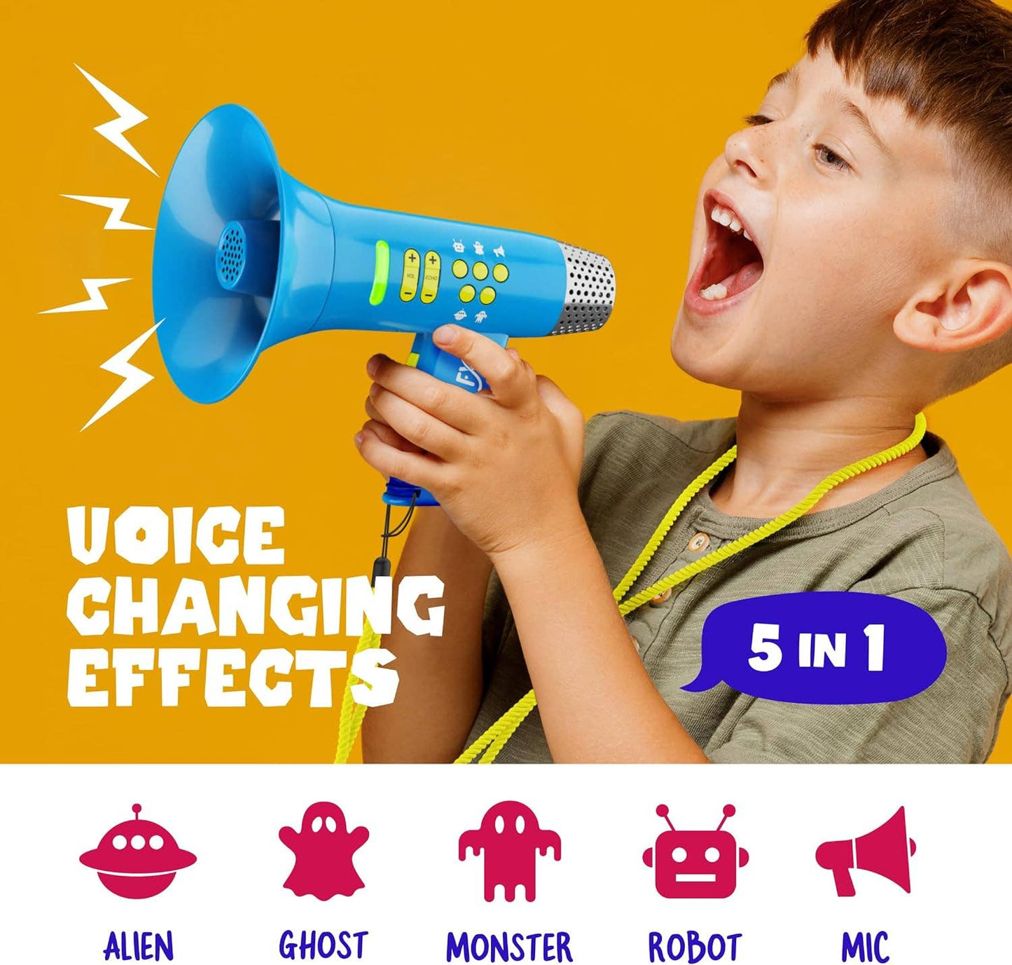 "Mic Drop" 🎤 Kids' Voice Changer Toy by Dan&Darci