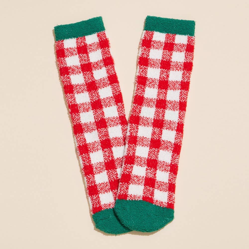 “Sock Exchange” 🎄 Santa & Reindeer Christmas Gift Socks (4-Pair Set) by CGO