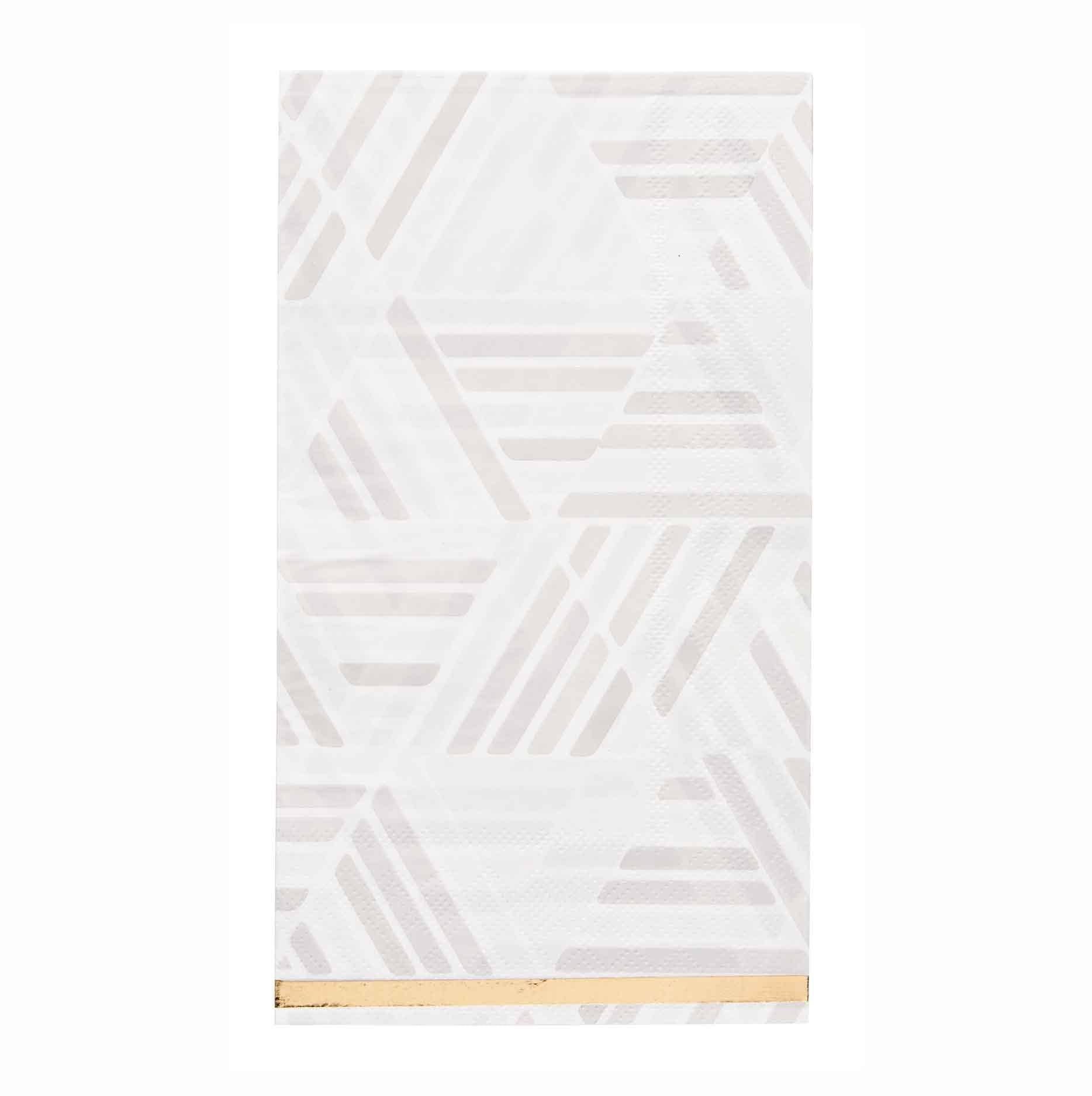 Golden Apple guest towels with black and gold trim