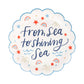 From Sea to Shining Sea 🇺🇸 Shining Sea Plate (8 ct)