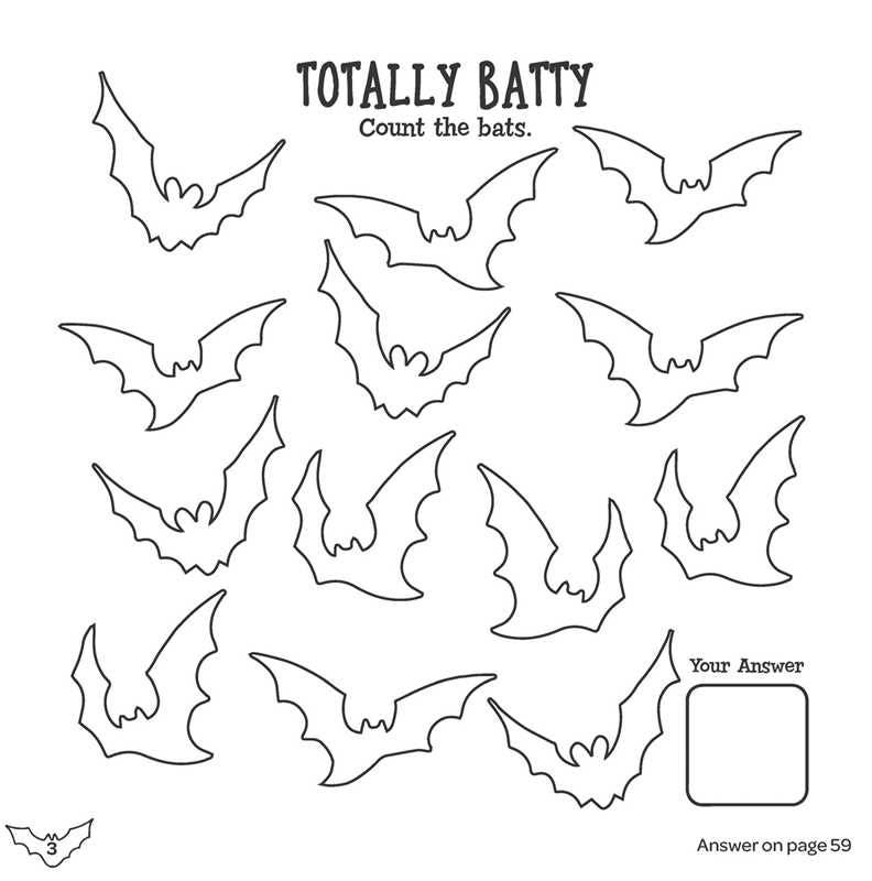 Halloween kids travel activity kit