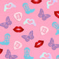 Heart hands and guitar pick confetti for themed parties