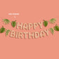 “Wild Times” 🦁 Safari Happy Birthday Banner - animal print + leaf icons, kids by xo, fetti