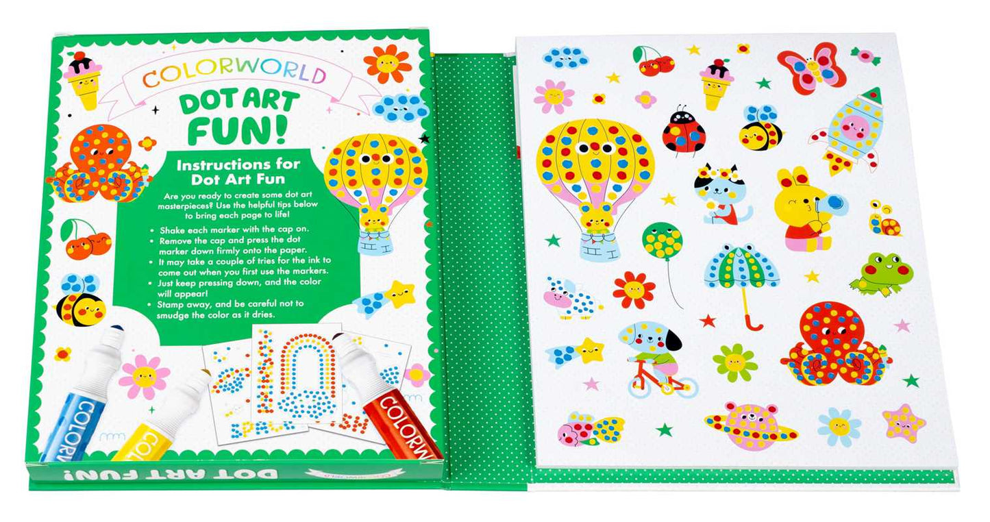 “Let’s Dot This!” 🎨✨ Jumbo Dot Art Coloring Kit by Editors of Silver Dolphin Books