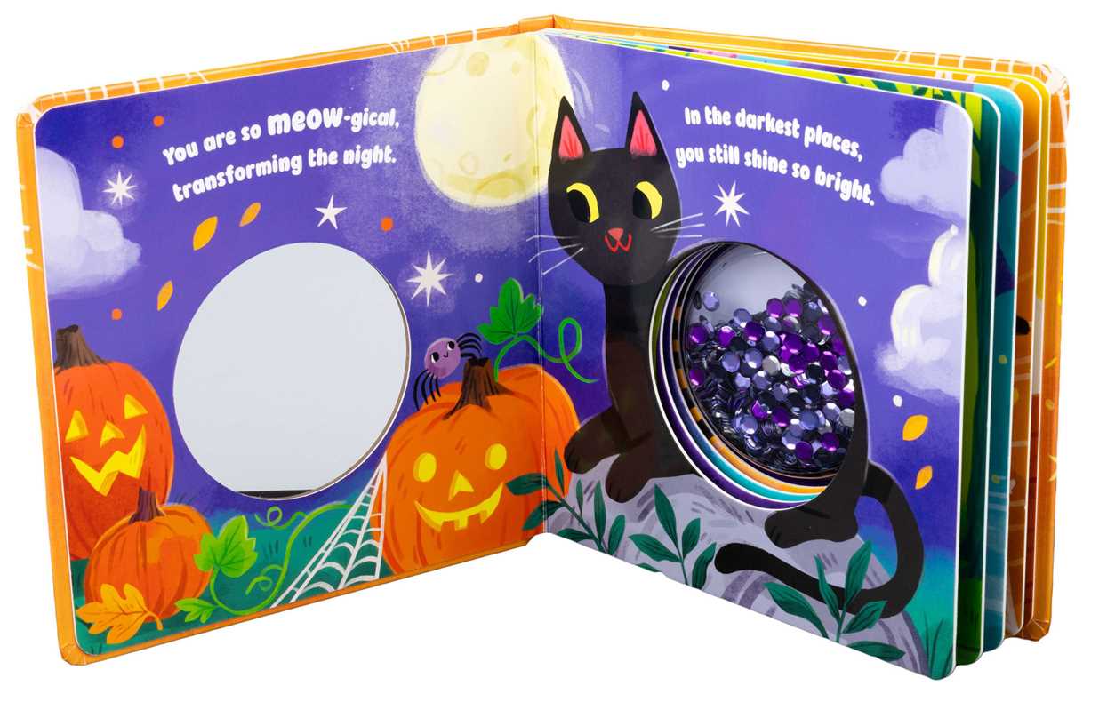 Sparkly interactive Halloween book for kids