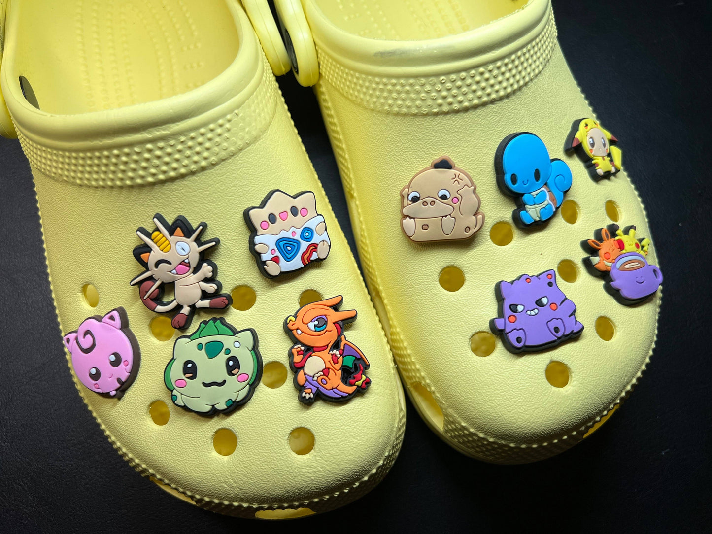 "Gotta Charm 'Em All" 🎮 Pokémon Croc Charm Set (20-Pack) by JuliesDecal