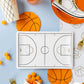 Celebrate sports-themed parties with these basketball party cups, featuring a net design. Ideal for kids' parties, each cup holds 12 oz and is stylishly crafted."