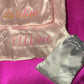 Personalized satin pillowcase made from soft microfiber fabric, perfect for reducing facial creases and wrinkles. Comes in a satin pouch for easy storage.