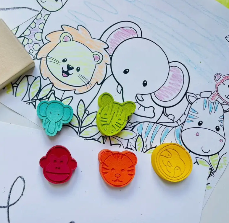 Kids Animal Themed Coloring and Activity Book with 79 pages of coloring, cutting, drawing tutorials, dot markers, and mazes. Perfect for ages 3-8, this interactive book is ideal as a party favor, birthday gift, or creative non-screen activity.