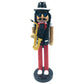 14-inch Jazz Nutcracker holding tenor saxophone