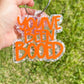 Custom acrylic Halloween tag for boo baskets